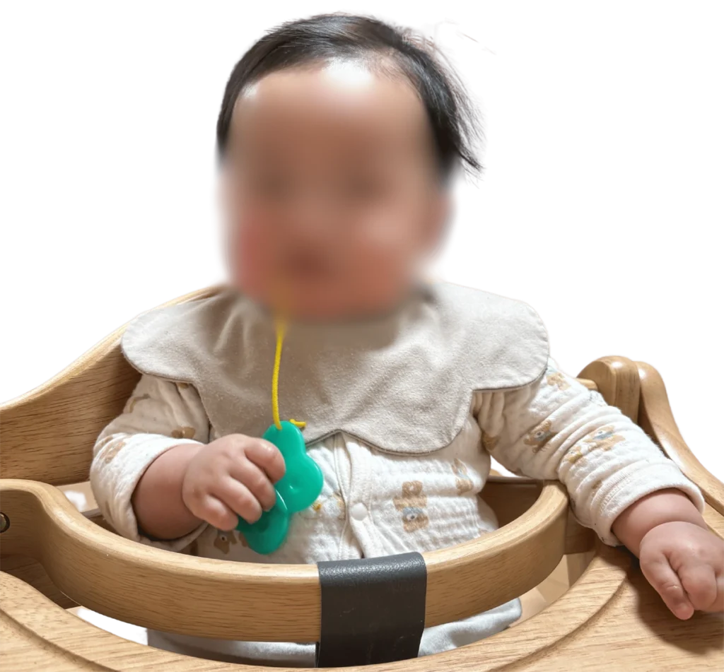 プーメリーで遊ぶ10ヶ月の息子
