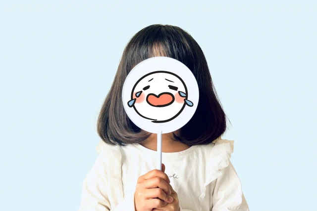 困っている様子