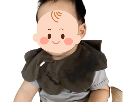 生後6ヶ月コニースタイのサイズ感|やや大きめ