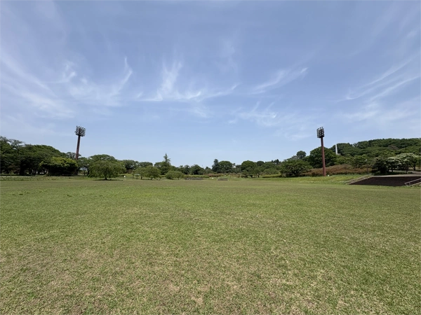 矢板市長嶺公園|広々芝生エリア