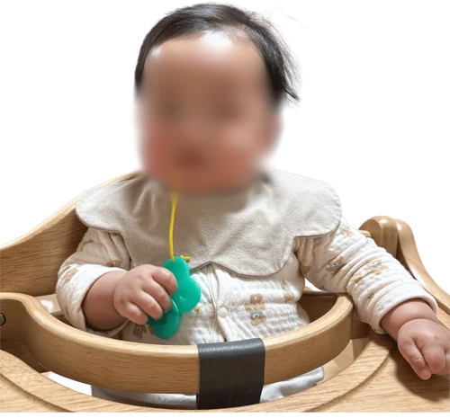 プーメリーで遊ぶ10ヶ月の息子