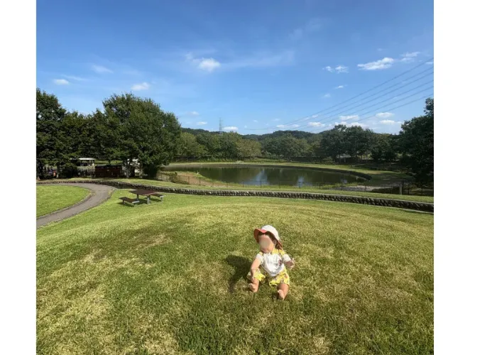 写真付きレビュー②|芝生・アスレチックエリア